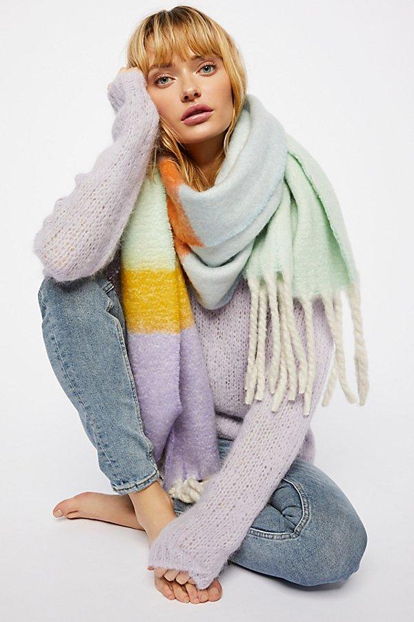 Color My World Stripe Scarf By Free People