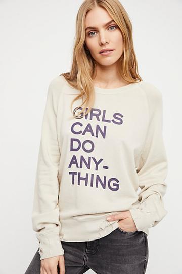 Girls Can Do Anything Pullover By Zadig &amp; Voltaire At Free People