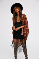 Spell Womens Babushka Fringe Kimono