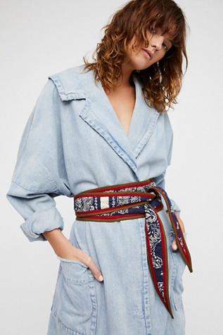 Reversible Menswear Obi Belt By Free People