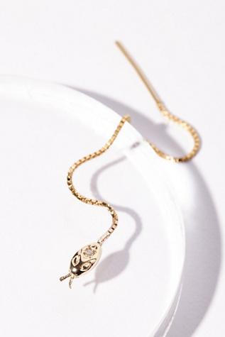 Erica Weiner Womens 10k Diamond Snake Threade