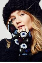 Free People Womens Lillian Crochet Glove