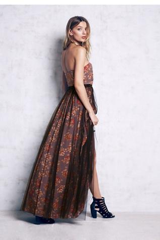 Free People Womens Printed Ballgown