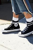 Velvet High Top Sneakers By Converse At Free People