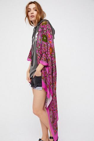 Free People Womens Magic Dance Border Print