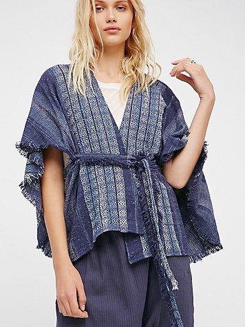 Fp X Half Moon Jacquard Kimono
