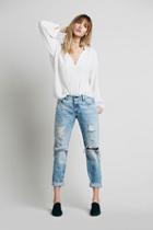 Levi S Vintage Denim Womens Levi's 505 Customised Boyfriend Destroyed