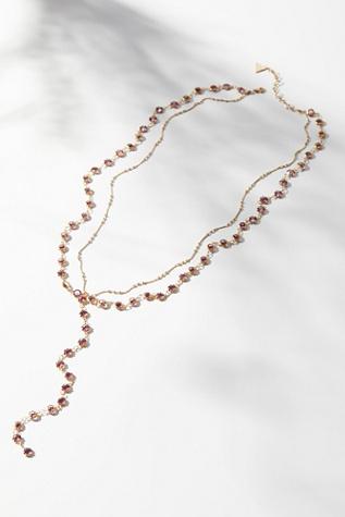 Natalia Delicate Crystal Bolo By Serefina At Free People