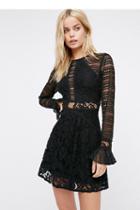 Free People Womens Kiss And Tell Lace Mini