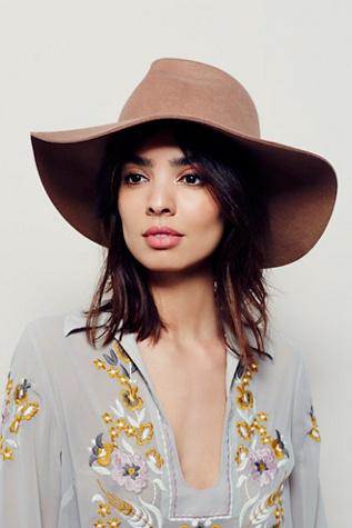 Free People Womens Down Under Floppy Hat