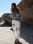 Destroyed Boyfriend Jeans By We The Free At Free People