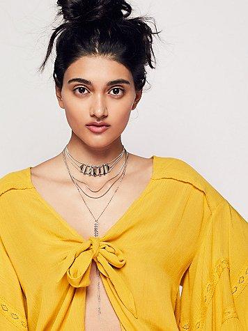 Crossfire Embellished Choker Bolo By Free People