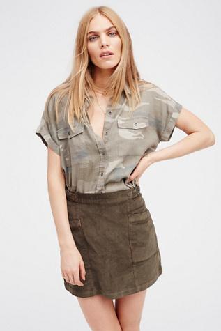 Free People Womens Judith Cord Mini