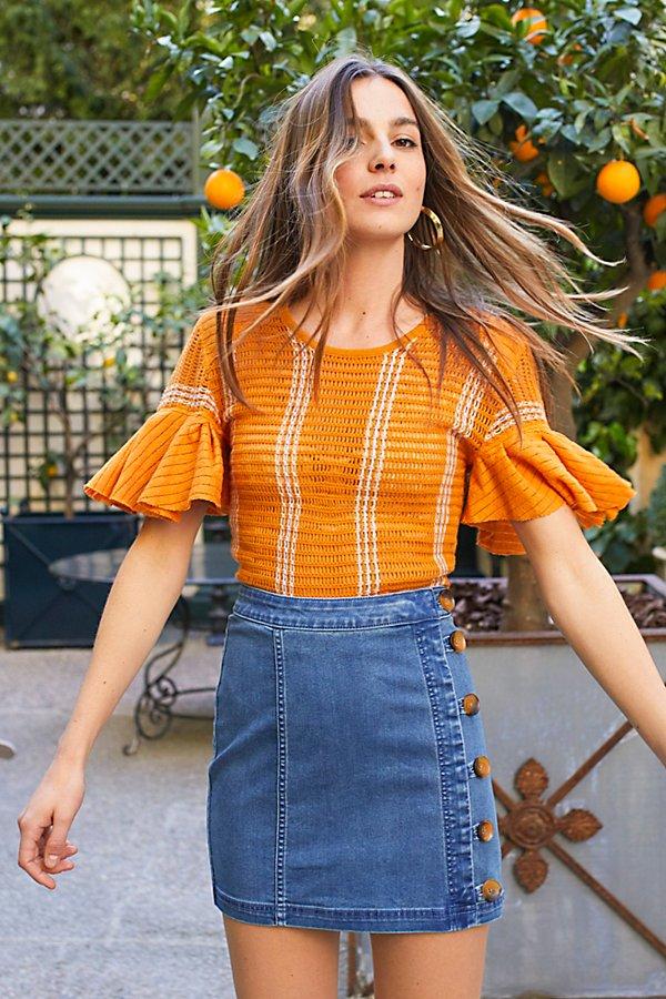 Striped Babes Only Tee By Free People