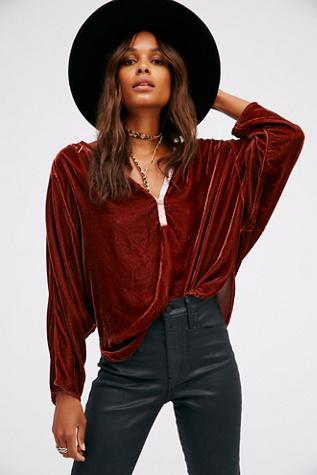 Cp Shades X Free People Womens Velvet Dolman