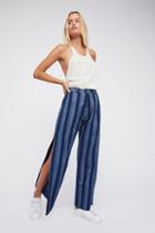 Side Split Wide Leg Jeans By Free People