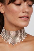 Heartbreakers Crystal Mesh Choker By Free People