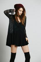 Fp Collection Womens Lace/rayon Pieced Tunic