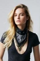 Fp Collection Womens Moonrise Metal Fringe Ban