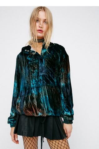 Free People Womens Ombre Print Velvet P/o