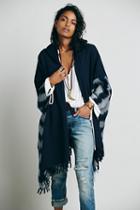 Ketzali X Free People Womens Linear Hooded Kimono
