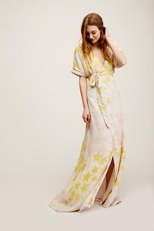 Mara Hoffman Womens Star Tie Front Dress