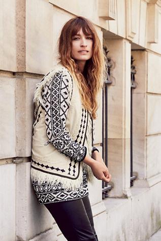 Free People Womens Kick It In Reverse Fur Vest