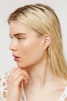 Joy Dravecky Womens Raw Stone Threader Earrin