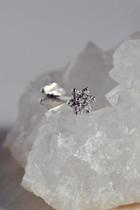 Free People Womens 3mm Diamond Threaded Stud