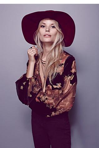 Free People Womens Midnight Garden Tunic