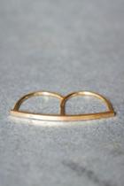 Zoe Chicco Womens Sweet Diamond Double Ring