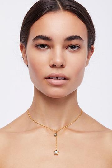 Raw Stone Charm Lariat By Av Max At Free People