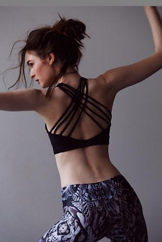 Free People Womens Solid Chic Bra