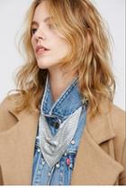 Free People Womens Swag Chainmail Bandana Pi