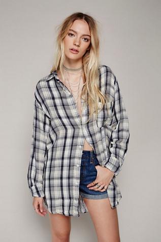 Cp Shades X Free People Womens Lou Lou Plaid