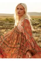 Free People Womens Pink City Dress