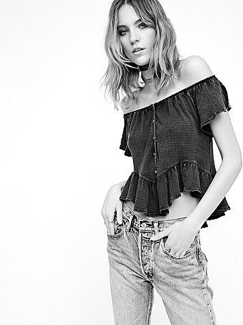 Free People Mint Julep Tee