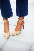 Jeffery Campbell + Free People Womens Party Favor Studded Heel