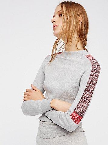 Free People Raspberry Jam Tee