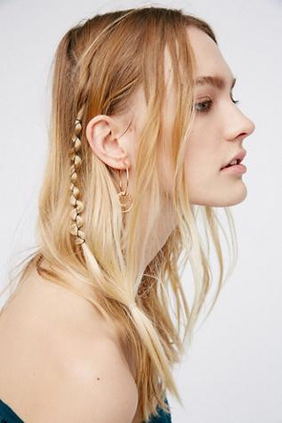 Free People Womens Looped In Hoop Set