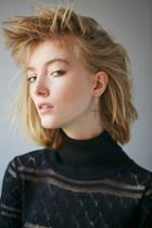 Vanessa Mooney Jewelry Womens Misty Eyes Cross Ear Set