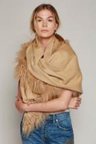 Nicholas K Womens Mongolian Fur Scarf