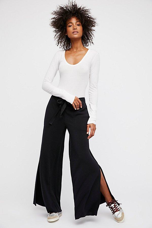 Double Axel Wide Leg Sweats  By Intimately At Free People