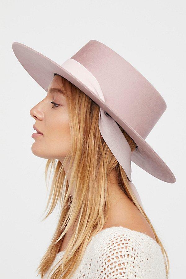 The Heiress Velvet Ribbon Hat By Bijou Van Ness At Free People