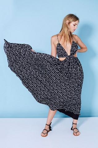 Free People Womens Alexandria Printed Maxi