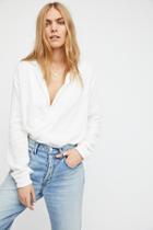 Star Doublecloth Wrap Shirt By Cp Shades At Free People