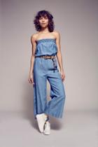 Free People Womens Living Easy Strapless One Piece