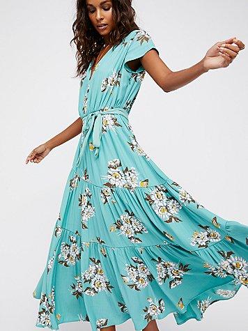 Free People All I Got Printed Maxi Dress