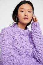 Cropped Fisherman Sweater By Loopy Mango At Free People