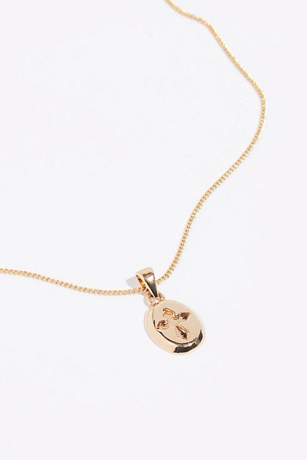 18k Mini Engraved Cross Pendant By Reliquia Jewellery At Free People